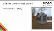 How to assemble a 7x6 Shire Summerhouse Gazebo - elbec garden buildings