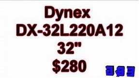 Dynex 32'' LCD HDTV Product Overview (DX-32L220A12)