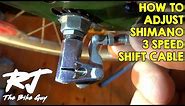 How To Connect/Adjust Shift Cable On Shimano 3 Speed Hub