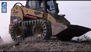 Skid Steer Loaders: tracked performance with Camso Rubber OTT (over-the-tire tracks)