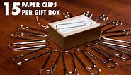 Jumbo Paper Clips: Set of 15 giant paper clips