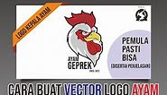pembuatan logo ayam geprek [[ Pemula pasti bisa ]]