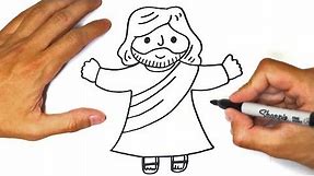 How to draw Jesus Christ | Jesus Christ Easy Draw Tutorial
