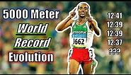 The History of the 5000m World Record
