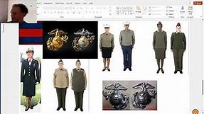 USMC Officer and Enlisted Uniform Comparison