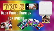 Top 5 Best Photo Printer For iPhone In 2023