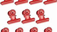 JAM PAPER Metal Bulldog Clips - Small - 22mm - Red - 25/Pack