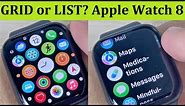 How to Change Menu from GRID to LIST on Apple Watch 8 (2022)