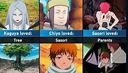 Who Loved Who/What in Naruto