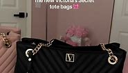The New Victoria's Secret Tote Bags in Orchid Blush and Black Lily