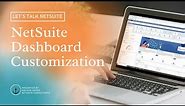 NetSuite Tutorial | Dashboard Customization