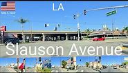 May 5, 2020. Driving on Slauson Avenue in Los Angeles. Dash Cam Tours🚘