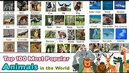 Top 100 Most Popular Animals in the World