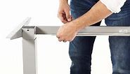 Hand Crank Height Adjustable Desk Frame