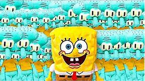 2 Hours SpongeBob Plush Movie Marathon: SQUIDWARD INVASION EDITION!