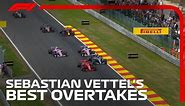 Sebastian Vettel's Best Overtakes!