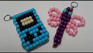 Pony Bead Keychain Ideas - Gameboy color & Dragonfly | Part 2