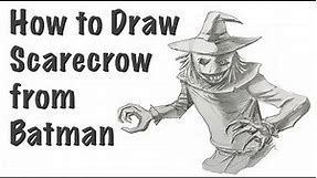How to Draw Scarecrow from Batman