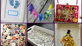 Recycled Button Crafts Ideas - Easy DIY Button Projects