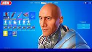 Dwayne "The Rock" Johnson Fortnite (aka The Foundation) all Styles and NEW Emotes showcase シ