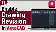 AutoCAD Drawing History | Enable Drawing History in AutoCAD | #11