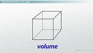 Volume of a Cube Formula & Examples