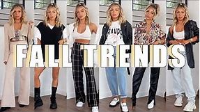 2020 FALL FASHION TRENDS + HOW TO STYLE | BLAZERS, LEATHER JACKETS, SWEATER VESTS, LINGERIE