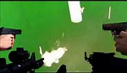 Guns Shooting Green Screen MLG effect