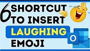 "6 Quick Shortcuts to Insert the 😂 Laughing Emoji in Outlook! 🚀🔥"