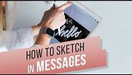 How to draw in iMessage?