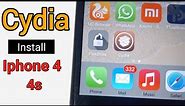 Cydia install iphone 4 ,4s in 2 minutes Hindi