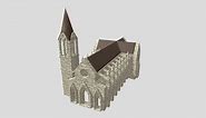 Low Poly Medieval Gothic Church - Download Free 3D model by AlexFerrart3D