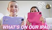 WHAT'S ON OUR IPAD PRO!! | CILLA AND MADDY