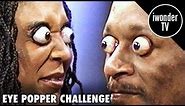 Eye Popper Challenge - World Record For Eyes Popping Out The Furthest