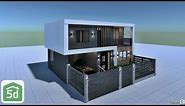 Modern House Exterior Design in Planner 5D | Ayuh