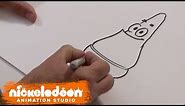 How to Draw Patrick Star | SpongeBob SquarePants | Nick Animation