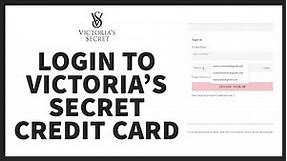 How to Login Victoria Secret Credit Card | Victoria's Secret Credit Card Login Helps Tutorial