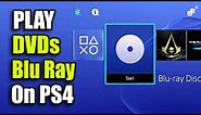 How to play Blu Ray and DVDs on the PS4 | (Control Options & More!)