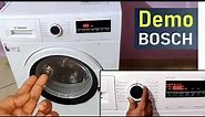 Bosch Front Load Washing machine Demo | How to use Bosch Front Load Washing machine | Bosch