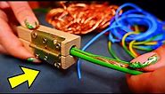 How to STRIP Copper WIRE | Top 3 DIY Stripping devices | INCREDIBILE