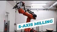 5 Axis Milling with a KUKA Robot