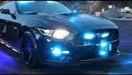 "The HG2 Dark Avenger” | 2016 Ford Mustang GT Police Lighting Package | HG2 Emergency Lighting