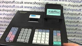 Sharp XE-A207 Cash Register Instructions: How To Clear Down The Readings