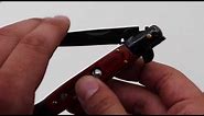 How to Open and Close a Switchblade Knife