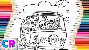 Scooby Doo Coloring Pages , Scooby Doo Coloring Pages Tv,Velma,Daphne,Rogers and Fred Drawing