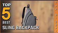 Top 5 Best Sling Backpacks Review in 2023 | Make Your Selection