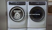 Electrolux 27 in. 4.5 cu.ft. HE Front Load Washer with LuxCare Wash System 20-minutes Fast Wash, ENERGY STAR in Glacier Blue ELFW7437AG