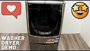 LG Twinwash Washer Dryer Washing Machine 2021 Demo
