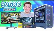 Building the ULTIMATE 4K Gaming PC for $2500! 😄 [Full Build Guide w/ Benchmarks!]