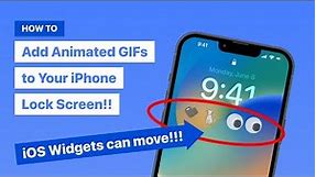 How to Personalize iOS 16 Lock Screen Widgets with Animated GIFs - Lively Widget | Customization